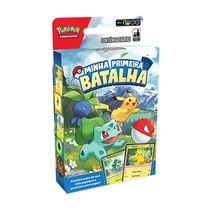 Deck Pokémon 34 Cartas Minha Primeira Batalha Pikachu e Bulbassaur Copag