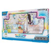 Box Pokémon Coleção Paldea Miraidon Ex 40 Cartas Quaxly