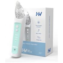 Aspirador Nasal Elétrico para Bebê HEYVALUE Recarregável com Sucção Ajustável, Verde