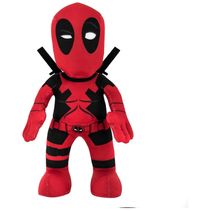 Pelúcia Deadpool de 25 cm com com Detalhes Autênticos Sublimados Diretamente dos Arquivos da Marvel, Bleacher Creatures, Vermelho