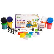 Kit de Circuitos Elétricos com Massinha Aprenda Ciência de Forma Divertida STEM para Crianças de 8 a 12 Anos Squishy Circuits Store