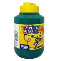 Tempera Guache 250ml VERDE BANDEIRA - Acrilex