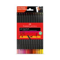 EcoLápis Cor SuperSoft - 15 Cores Quentes - Faber Castell