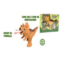 Dino Spray - Disparador de Àgua Luz e Som - Braskit