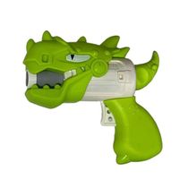 Brinquedo Lançador De Dardos Do Tipo Nerf Tubarão Dinossauro Com 3 Dardos verde