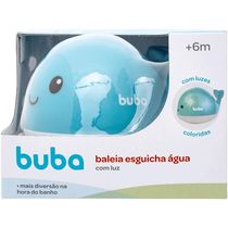 Baleia Esguicha Água de Banho com Luz - Buba