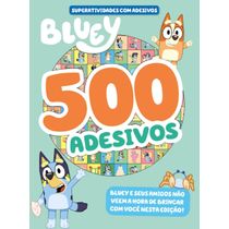 Bluey Superatividades com Adesivos - 500 Adesivos