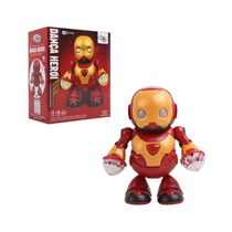 Figura Eletrônica Robô Herói Dançarino c/ Luz e Som - Wellkids