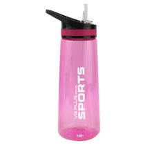 Garrafa Squeeze Aerobic Plástico com Bico 900ml Academia Rosa VG Plus