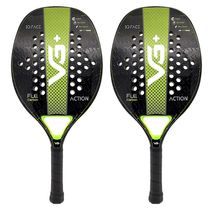 Kit com 2 Raquetes de Beach Tennis Classic Full Carbon Vg Plus