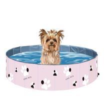 Piscina para Cachorro Pets Dobrável Patinhas 60 x 20 cm VG Plus