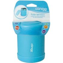 Pote Termico Infantil Interior AÇO INOX 330ML Clingo