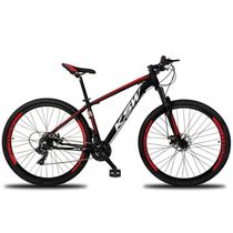 Bicicleta Aro 29 Ksw 21 Marchas Freios A Disco K7 Suspensão