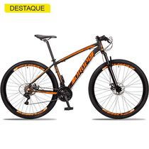 Bicicleta 29 Dropp Z3 Câmbios Shimano 21V Preto+Laranja