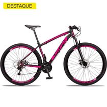 Bicicleta 29 Dropp Z3 Câmbios Shimano 21V Preto+Rosa