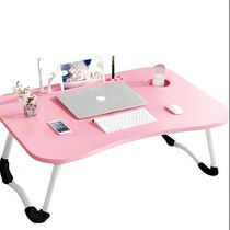 MESA NOTEBOOK DOBRAVEL PORTATIL ROSA COM USB VENTILADOR E ILUMINACAO PARA CAMA SOFA HOME OFFICE