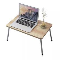 SUPORTE NOTEBOOK DOBRAVEL MULTIUSO MESA PORTATIL CAMA SOFA HOME OFFICE MARROM