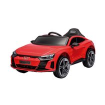 Carro Elétrico Infantil Audi RS E-Tron GT Com Bateria Recarregável 12V E Controle Remoto Zippy Toys Vermelho