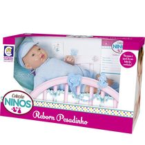 Boneca Ninos Reborn Menino Pesadinho - Cotiplás