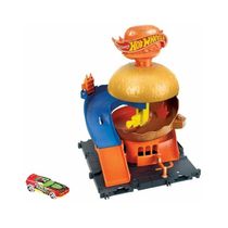 Hot Wheels City Drive Thru Do Hamburguer - Mattel