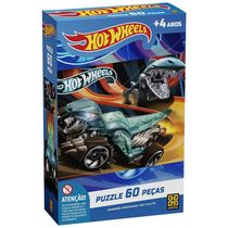 Quebra Cabeça Hot Wheels 60 Peças - Grow