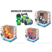 Baby Heróis Coleção 1 Carrinhos + Bonecos - Mercotoys