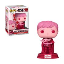 Boneco Luke Skywalker with Grogu 494 Valentines Star Wars - Funko Pop!