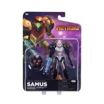 Figura Samus c/ Morph Ball Metroid Nintendo Sunny 4650