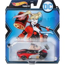 HOT WHEELS DC CHARACTER CARS HARLEY QUINN - MATTEL - GCK91