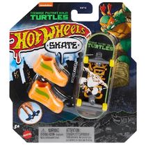 Hot Wheels Skate de Dedo com Tênis Michelangelo - Mattel