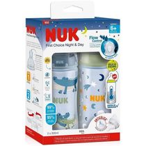 Mamadeira FIRST Choice NIGHT e DAY 300ML S2 Controle Temperatura NUK