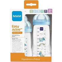 Mamadeira MAM EASY Active SET KIT 270ML + 330ML Bebe 2M+