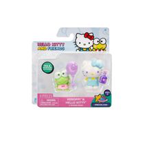 Hello Kitty - Pack com 2 Figuras e Acessórios - Keroppi e Hello Kitty - Série 2 - Terra Dos Sonhos - Sunny