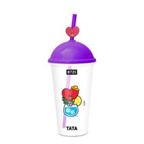 Copo Canudo Bt21 Bts Bangtan Army Kpop Oficial Muda Cor - Tata