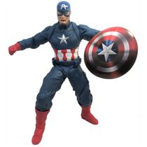 Boneco Capitão América Marvel 50cm - PVC Atóxico
