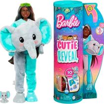 Boneca Barbie Reveal Elefante Na Selva Com 10 Surpresas - Mattel HKP97