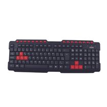 Teclado Gamer Action Tc200 - Abnt2 - Teclas Destacadas Preto/Vermelho