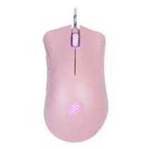 Mouse Game OEX Boreal Pink MS319 Rosa LED 5 Botões Óptico Conexão USB