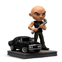 Estátua Dominic Toretto  Velozes e Furiosos MiniCo Iron Stud