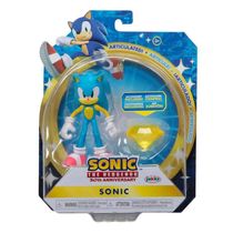 Boneco Sonic The Hedgehog 30th Anniversary 10cm - Sonic - Sunny