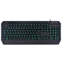 Teclado Usb Gamer Vx Gaming Multimidia Led 3 Cores Preto