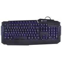 Teclado Usb Gamer Vx Gaming Hercules Com Multimidia Led 3 Cores Abnt2 Preto - Gt200