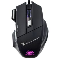 Mouse Gamer Usb 7 Botões Resolução 800/1600/2400 Dpi Cor Preto