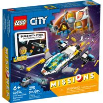 Lego City 298 Pçs Missões Exploratórias Espaçonave em Marte - 60354