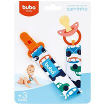 Prendedor De Chupeta Carro Azul 7478 Buba