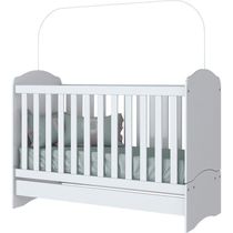 Berco Mini Cama 3 Em 1 Bala De Menta Henn Branco