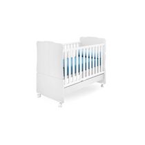 Berço Vira Mini Cama Sonho Encantado Branco - Qmovi