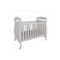 Berço / Mini Cama Infantil Júnior 3 Em 1 Branco - Peroba