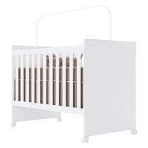 Berço Mini Cama Lívia Branco Brilho - Canaã