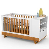 Berço Multifuncional Bkids Branco Freijó Eco Wood - Matic